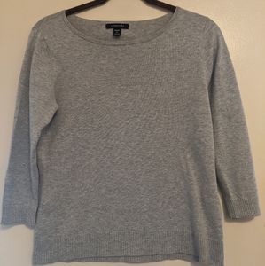 Crewneck 3/4 sleeved sweatshirt